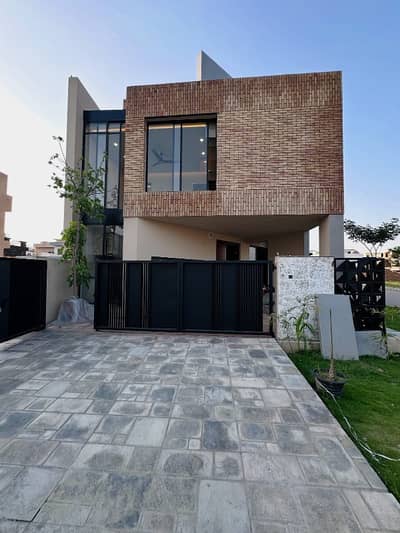 Corner Designer 5 Marla House With Full Basement For Sale In FMC