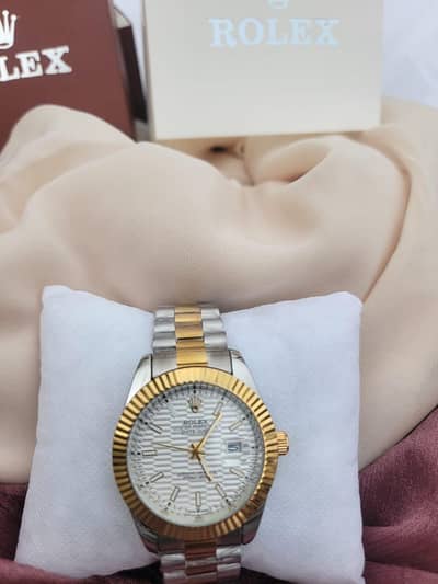 Rolex watch with date