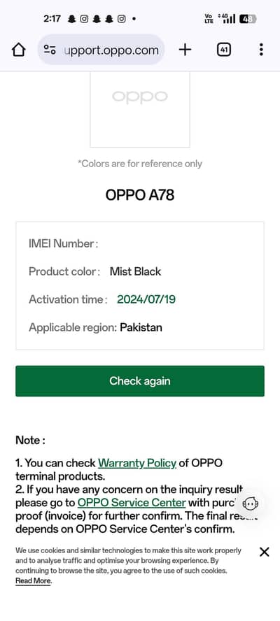 oppo a78