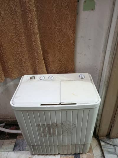 Haier semi automatic washing + spinner, 03066951856