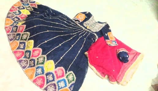 Stunning, one-time use lehnga choli in pristine condition (10/10)