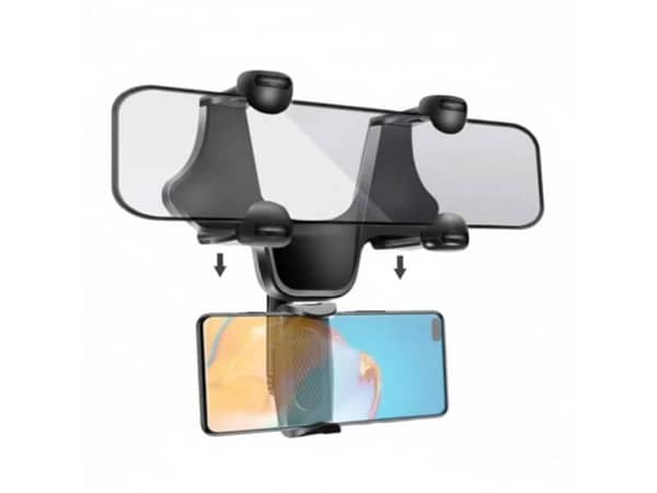 Car Mobile Phone Holder – Rearview Mirror Mount | Universal Dashboard Grip