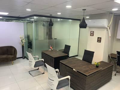 Fully independent furnished office for rent