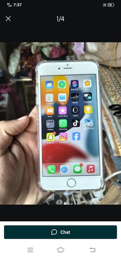 iphone 6 plus 128 GB with box my WhatsApp number 03477298721