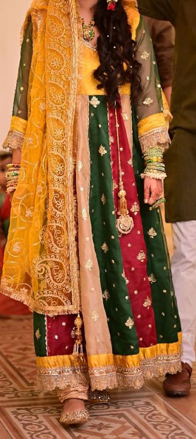 mehndi dress