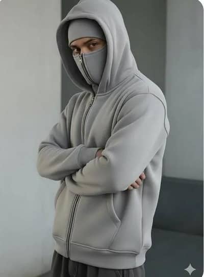 fleece plain hoodie track  suit