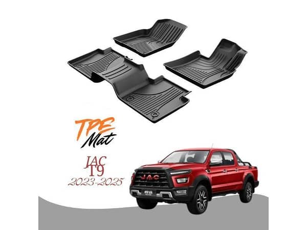 JAC T9 2025 TPR Car Floor Mats – Premium Anti-Slip Interior Protection