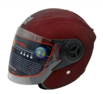 High Quality Full Face Helmets | Red & Black - brand new condition