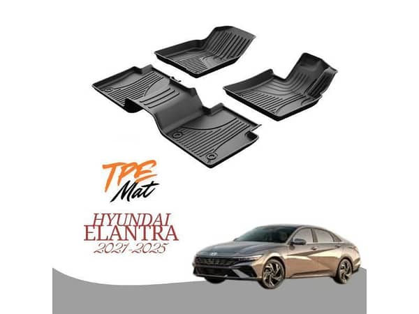 Hyundai Elantra New 2025 TPR Car Floor Mats – Premium Anti-Slip Interior Protection