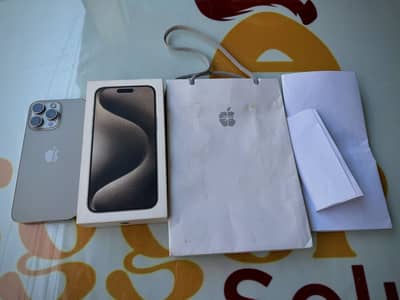 iPhone 15 Pro Max – Original | PTA Approved | 10/10 Condition