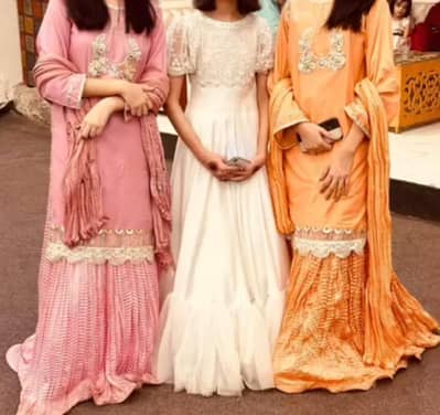 One leg Sharara,lehanga,Maxie