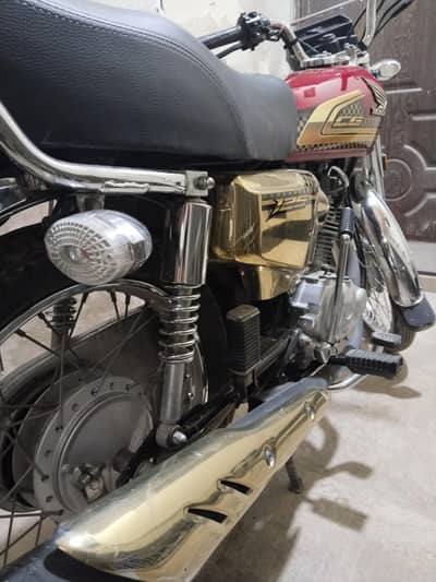 Honda CG 125 Gold Edition | 2025 Model | Red Color | First Owner