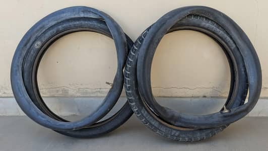 70cc Front & Rear Tyres  with Tubes