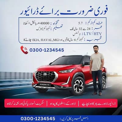 Driver required, Driver job,