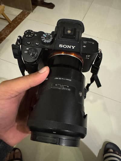 Sony A7iii with 35 mm Lence