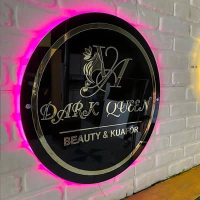 Acrylic Signage/Neon Signs/LED Sign board/Acrylic Sign/2d Sign Board/A