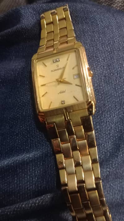 Swiss Gold Plated Romanson