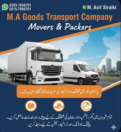 Mover and Packers | House Shifting | Goods transport Office-Shifting