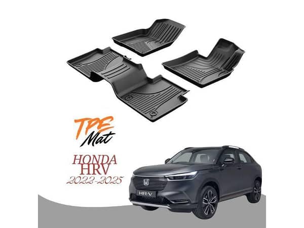 Honda HRV 2025 TPR Car Floor Mats – Premium Anti-Slip Interior Protection