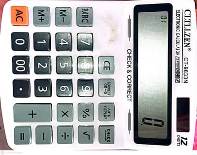 Calculator 12 Digits cell and Solar
