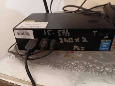 Core i5 5th Gen mini PC with LCD 24 inch