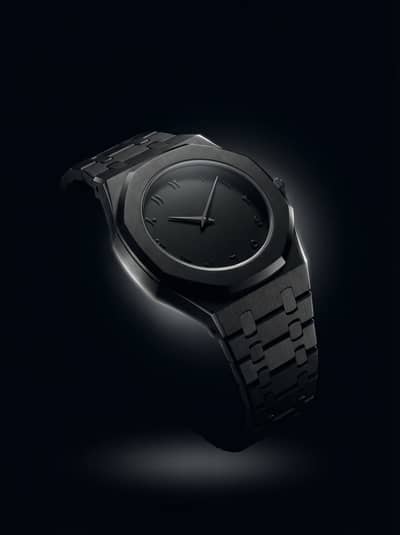  Arabic Black Aura Watch – Luxury Premium Quality 