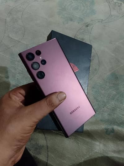 S22 Ultra Fresh With Box PTA Approved Almost New Condition