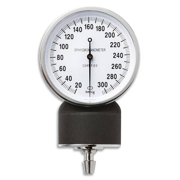 Certified Analog Blood Pressure Dial Gauge – Sphygmomanometer Replacement Meter | Accurate & Easy to Read | mmHg Scale