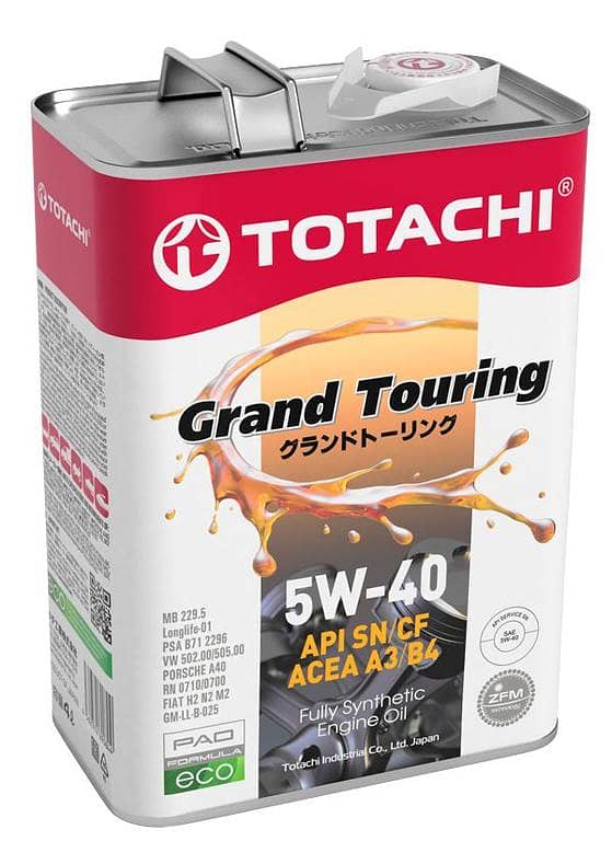 TOTACHI Grand Touring 5W-40 Fully Synthetic Engine Oil for Optimal Performance and Protection