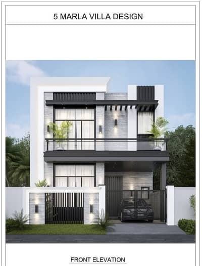 5 Marla Villa Available at 40 Months Installments and 25% Down Payment