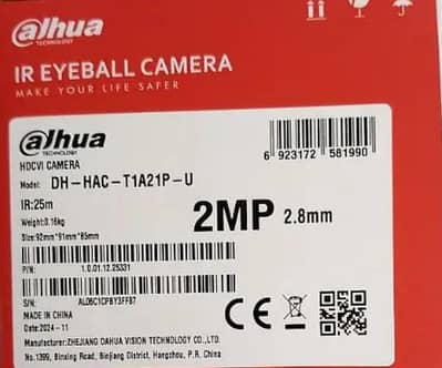 urgent for sale 2 dahua doom camera's for sale in cheap cost