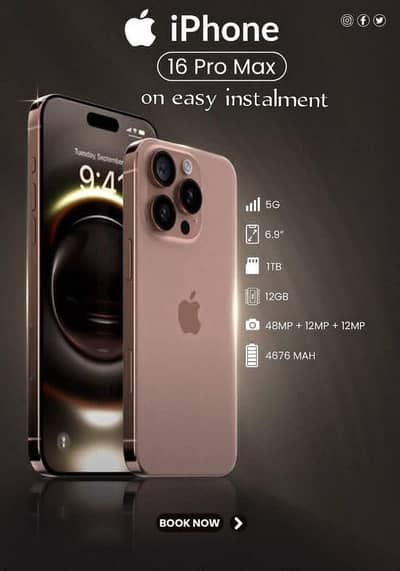 I Phone 16 Pro Max [256 gb] available on easy instalment
