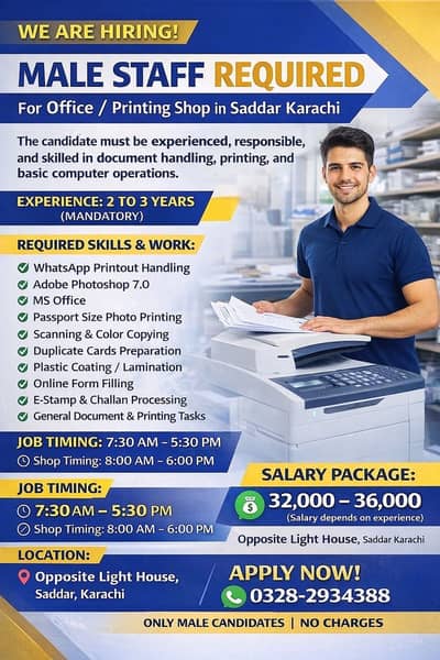 Jobs For Computer Operators / Jobs For Photographers/ Jobs 2026