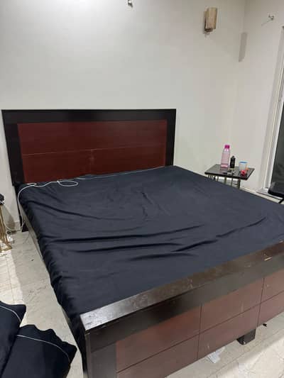 Double Bed with Double Medicated Mattress For Sale