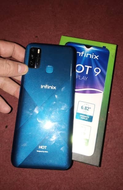 Infinix Hot 9 Play 4/64  PTA Official Approve Condition 10/9.5