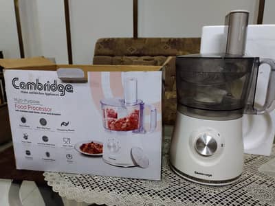 Cambridge | Food Processor / Chopper – Excellent Condition