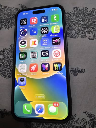 I phone 15 pro max 256 gb non pta water pack