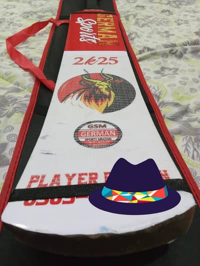 Original Rawalakot wood Bat, before messaging, read Description first.