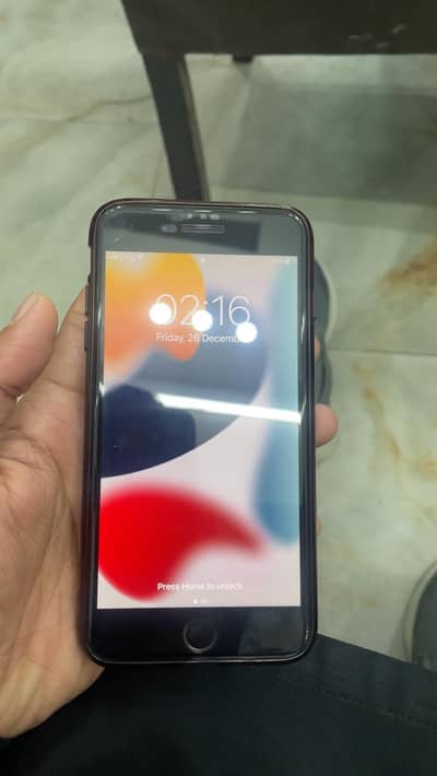 I phone 7 plus 128 gb black colour good condition