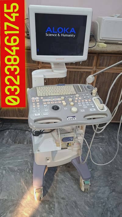 Aloka 3500 (LCD) japanese colour Doppler ultrasound machine