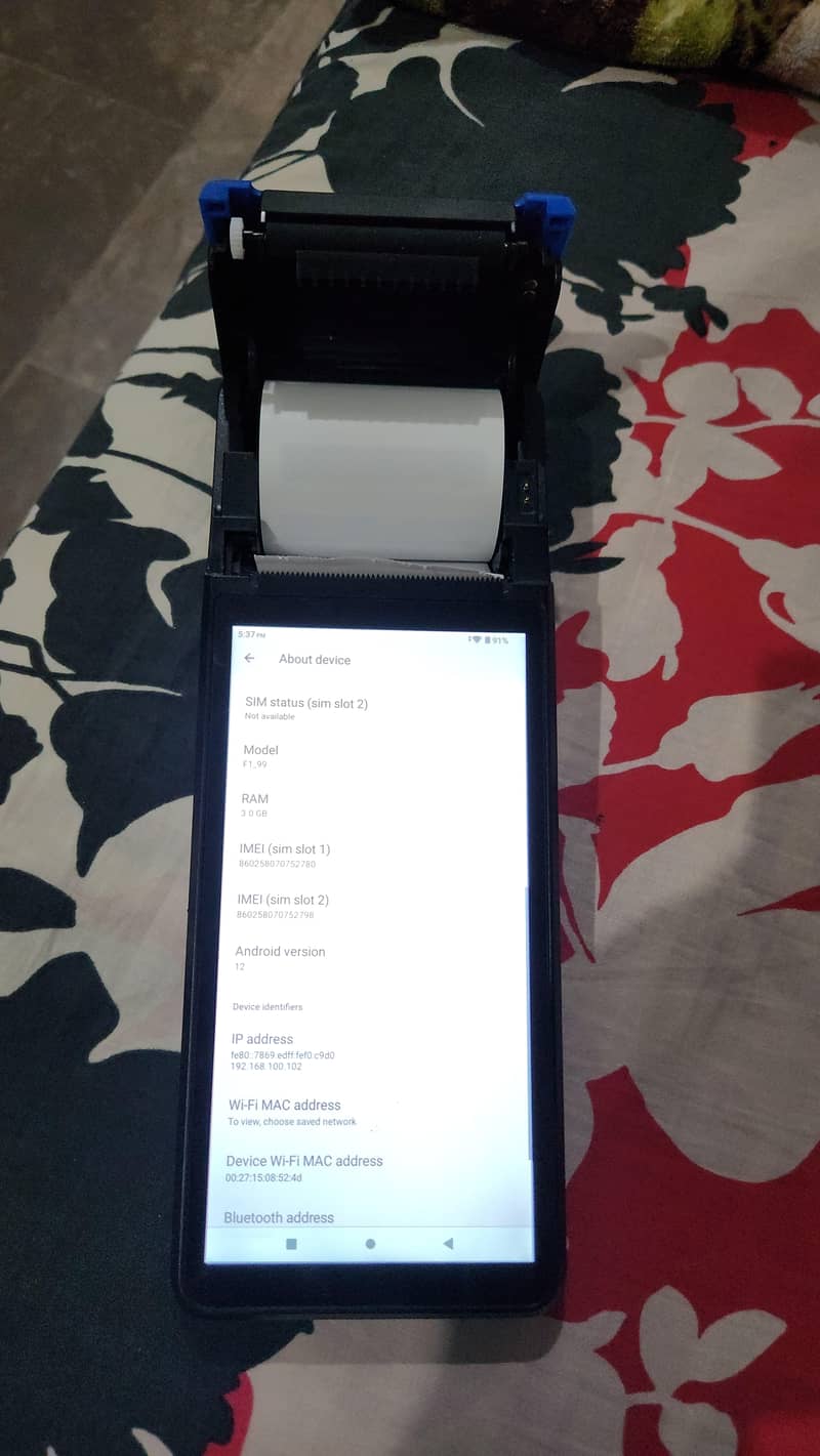 Android Device with printer 4