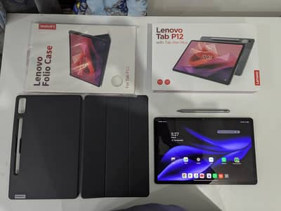 Lenovo Tab P12 with Tab Pen Plus and Case