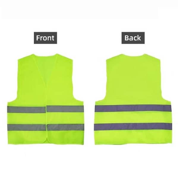 Safety High Visibility Reflective Vest Night Cycling Adjustable For Night Jogging Biking Runing