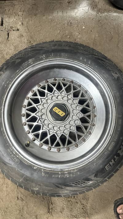 Bbs alloy rim 15 inch multipcd only rims