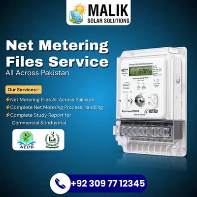 Net Metering, Ami Smart meter, MALIK SOLAR SOLUTIONS