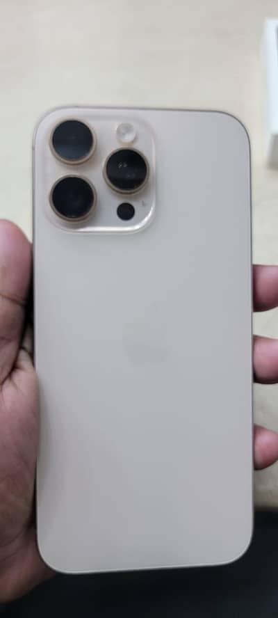 iPhone 16 Pro Max 512GB Dessert Titanium | PTA Approved | Dual SIM