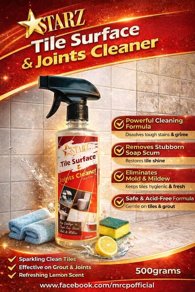 "Tiles Surface Cleaner and Restorer (Only in Bulk/Wholesale)"