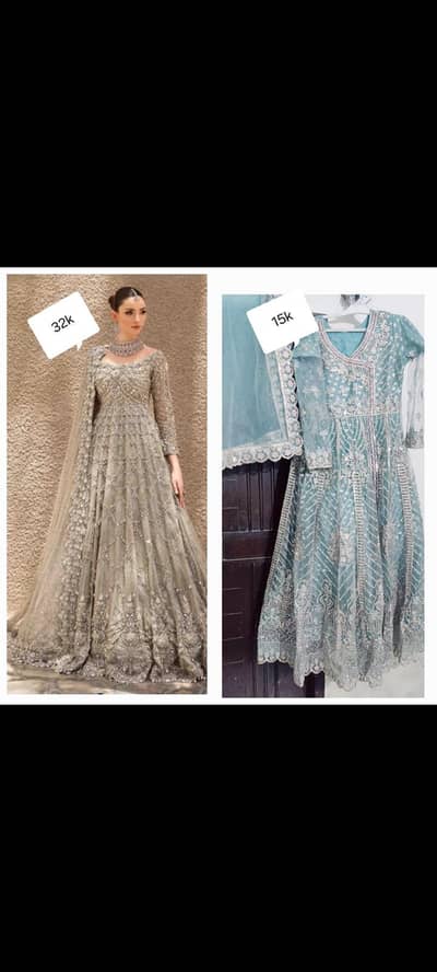 WEDDING DRESS/BRIDAL DRESS/ WALIMA MAXI/RECEPTION DRESS/ PARTY WEAR