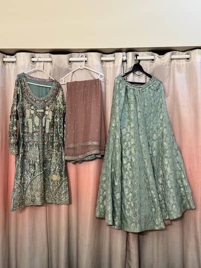 just one time used designer dress