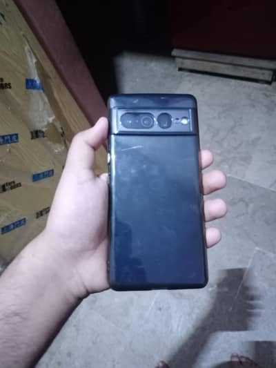 Google pixel 7pro Official approved Pta physical+ Esim 128gb Black col